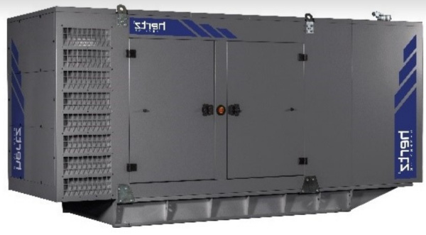 Дизельный генератор Hertz HG 500 DL в кожухе